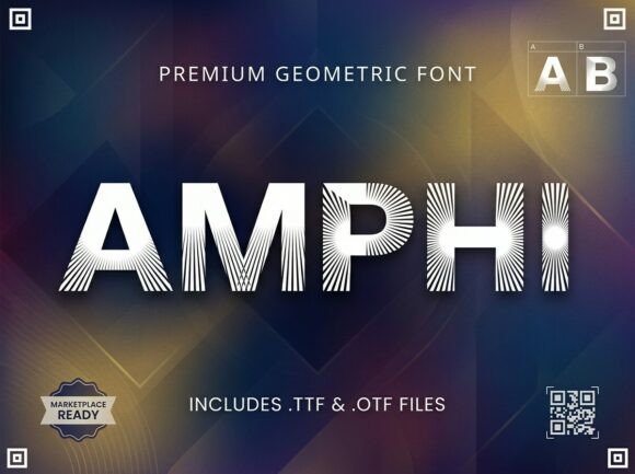 Amphi: Elevate Your Creative Projects with a Decorative Display Font