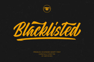 Blacklisted Font: A Vintage Script for Modern Design