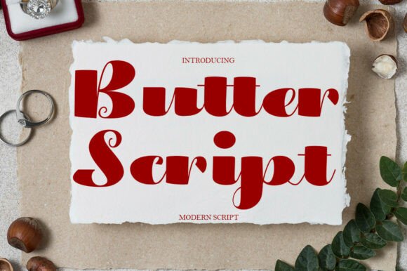Butter Script: A Modern Calligraphy Font for Creative Expression
