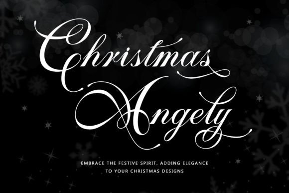 Christmas Angely: A Font of Holiday Elegance
