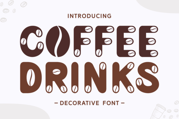 Coffee Drinks Font: Where Typography Meets the Warmth of a Perfect Brew