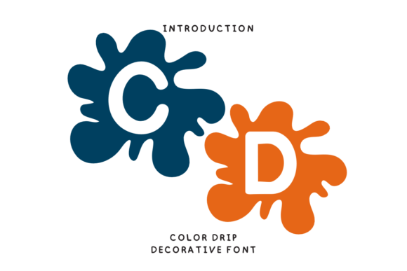 Color Drip: A Versatile Decorative Font for Creative Expression