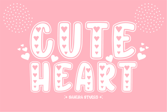 Cute Heart Font: Where Romance Meets Playful Design