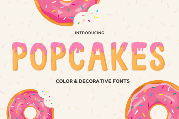 Popcakes: A Playful Font for Creative Expression