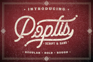 Poptis Heaver: A Beautiful Font Duo for Creative Design