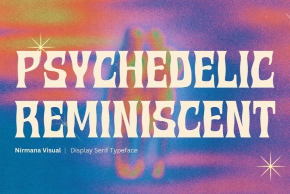 Psychedelic Reminiscent: A Bold, Trippy Font for Retro-Forward Design