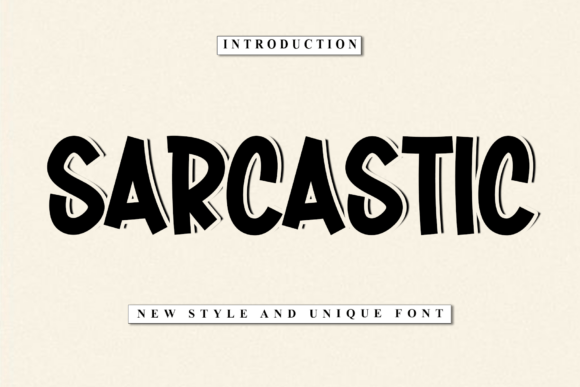 Sarcastic Font: Bold, Playful, and Full of Personality