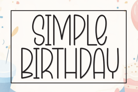 Simple Birthday