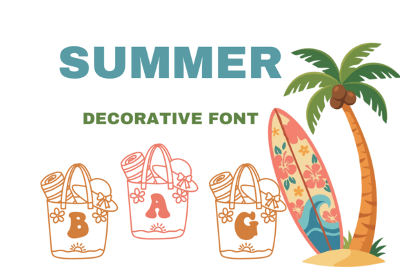 Summer Bag: A Playful, Versatile Font for Everyday Expression