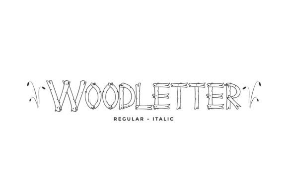 Wood Letter Font: A Timeless Crafty Typographic Choice